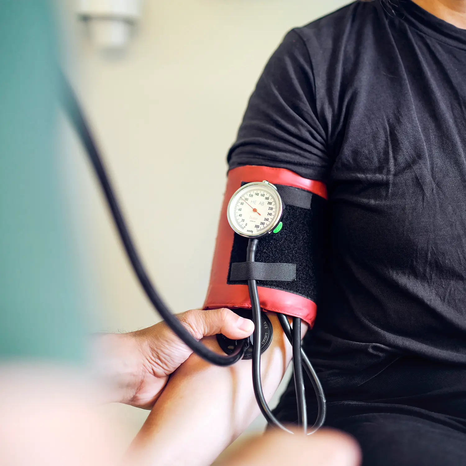 Blodtryckskontroll på Forsåker Vårdcentral i Mölndal