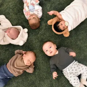 Bebisar på Forsåker BVC i Mölndal